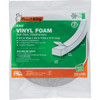 Frost King 3-8 In. W x 1-8 In. T x 17 Ft. L Gray Vinyl Foam Weatherstrip Tape V444H 266919
