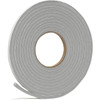 Frost King 3/8 In. W x 1/8 In. T x 17 Ft. L Gray Vinyl Foam Weatherstrip Tape