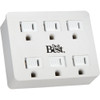 Do it Best White 15A 6-Outlet Tap LA-33-W 517426