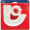 Do it Best 1-1-2 In. or 1-1-4 In.. White Plastic J-Bend, Carded DIB66-1W 403799