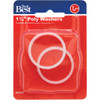 Do it Best 1-1-4 In. x 1-1-4 In. Clear Poly Slip Joint Washer (2-Pack) DIB855-35 405243
