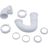 Do it Best 1-1-2 In. White Polypropylene Sink Trap with Reducer Washer DIB960W 411138