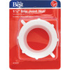 Do it Best 1-1-2 In. x 1-1-2 In. White Plastic Slip Joint Nut DIB955W 415223