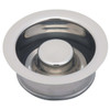 Do it Best Polished Chrome Brass Disposer Flange and Stopper DIB5417