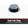 Keeney Foot Lok Stop Plastic Bath Drain with Polished Chrome Trim 63W 404967