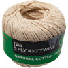 Do it Best 5-Ply x 430 Ft. Natural Cotton Twine Do it Best 5-Ply x 430 Ft. Natural Cotton Twine