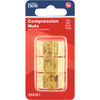 Do it 5-8 In. OD Brass Compression Nut (3-Pack) 408561 408561