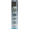 Rust-Resistant White 5-Spring Clip Organizer 209813 209813