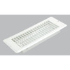United States Hardware 4 In. x 10 In. x 1-5/16 In. White Steel Floor Register