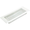 United States Hardware 4 In. x 10 In. x 1-5-16 In. White Steel Floor Register V-057IWB 251038