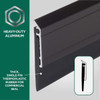 M-D Building Products Ultra 0.25 In. 36 In. Bronze Door Sweep 68254 261834