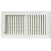 Home Impressions 6 In. x 12 In. White Steel Wall Register 2SW1206WH-B 413500