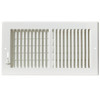 Home Impressions 6 In. x 12 In. White Steel Wall Register 2SW1206WH-B 413500