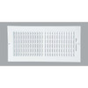 Home Impressions 6 In. x 14 In. White Steel Wall Register 2SW1406WH-B
