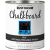 Rust-Oleum Black Quart Flat Chalk Board Paint 301450 778457