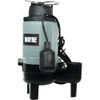 Wayne 1-2 H.P. Cast Iron Sewage Ejector Pump with Piggyback Tether Switch WCS50T 406028