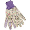 Best Garden Women's 1 Size Fits All Canvas Garden Glove with Knit Cuff 726052 726052