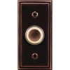 Heath Zenith Wired Oil Rubbed Bronze Metal Body LED Lighted Doorbell Push-Button