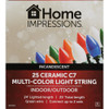 Home Impressions Ceramic Multi 25-Bulb C7 Incandescent Light Set 905402 905402