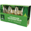 Holiday Wonderland C9 Clear Transparent 125V Replacement Light Bulb (4-Pack) 900737 900737