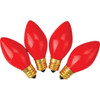 Home Impressions C9 Red Ceramic 125V Replacement Light Bulb (4-Pack) 900893