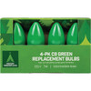 Holiday Wonderland C9 Green Ceramic 125V Replacement Light Bulb (4-Pack) 900974 900974