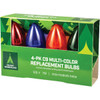 Holiday Wonderland C9 Multi Transparent 125V Replacement Light Bulb (4-Pack) 901571 901571