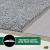 M-D Building Products Pewter 1-3-8 In. x 3 Ft. Aluminum Carpet Gripper 43882 268445
