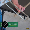 M-D Building Products Pewter 1-3-8 In. x 3 Ft. Aluminum Carpet Gripper 43882 268445