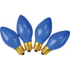 Holiday Wonderland C7 Blue Ceramic 125V Replacement Light Bulb (4-Pack) 900176