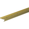 Frost King Satin Gold Fluted 1-3-8 In. x 3 Ft. Carpet Clampdown with Teeth H70FB/3 261807