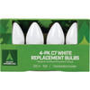 Home Impressions C7 White Ceramic 125V Replacement Light Bulb (4-Pack) 900591 900591