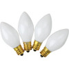 Home Impressions C9 White Ceramic 125V Replacement Light Bulb (4-Pack) 901385