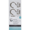 Zenith Zenna Home Chrome Double Roller Shower Curtain Hook (12 Count) 96SS 423602