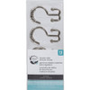 Zenith Zenna Home Chrome Double Roller Shower Curtain Hook (12 Count) 96SS 423602