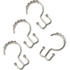 Zenith Zenna Home Chrome Double Roller Shower Curtain Hook (12 Count) 96SS 423602