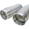 Builders Best E-Z-Fasten 4 In. x 5 Ft. Aluminum Semi-Rigid Dryer Duct 010150 274569