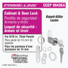 Defender Security 3-4" Stainless Steel Drawer & Cabinet Lock - Keyed Alike CCEP 9943KA 203599