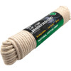 Do it Best 1-4 In. x 100 Ft. White Solid Braided Cotton Sash Cord 218856 218856