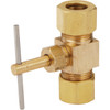 Do it Best 3/8 In. Tube x 3/8 In. Tube Brass Straight Needle Valve 45-52-CLF