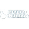 Do it Chrome Shower Curtain Ring (12 Count) 426952