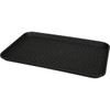 15.75 In. x 23.5 In. Black Recycled Plastic Rectangular Boot Tray KS151(ST)