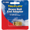 Tru-Flate 1-4 In. MNPT x 1-4 In. MNPS Brass Ball End Adapter 21-595 578932