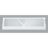 Home Impressions 18 In. White Steel Baseboard Diffuser 1BB1800WH