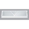 Home Impressions 18 In. White Steel Baseboard Diffuser 1BB1800WH