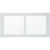 Home Impressions 6 In. x 14 In. White Steel Baseboard Grille BBGT1406WH 402680