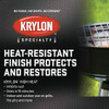 Krylon Flat Black 12 Oz. High Heat Spray Paint K01618777 785570