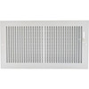 Selkirk 12 In. x 6 In. White Wall Register 367W12X6R
