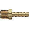 Tru-Flate 3/8 In. Barb 1/4 In. MNPT Brass Hose End 21-143