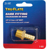 Tru-Flate 3-8 In. Barb 3-8 In. MNPT Brass Hose End 21-147 578851